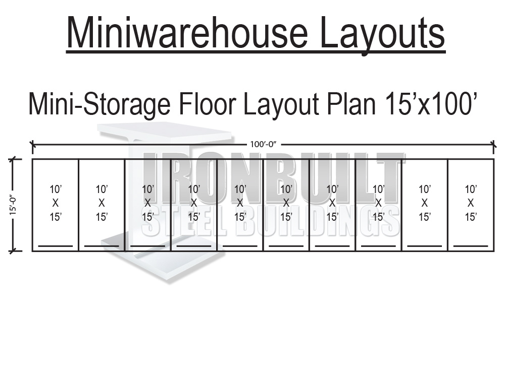 Mini-Storage Buildings, Self Storage Buildings, Free Floor Plans and Online  Prices