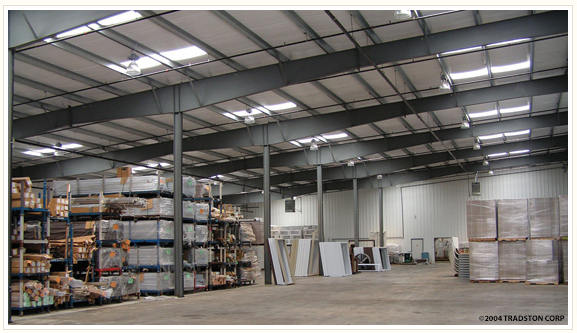 Steel / Stainless Steel Color Coated Warehouse Roofing Service